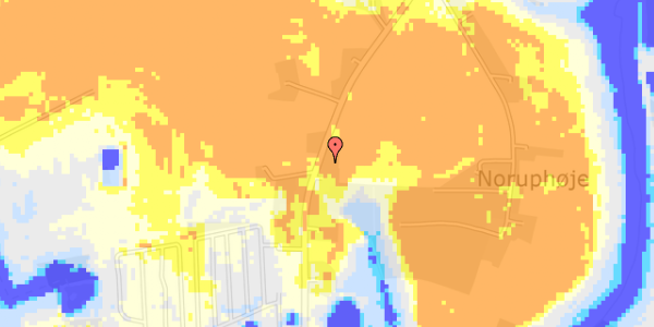 Ekstrem regn på Norupvej 81