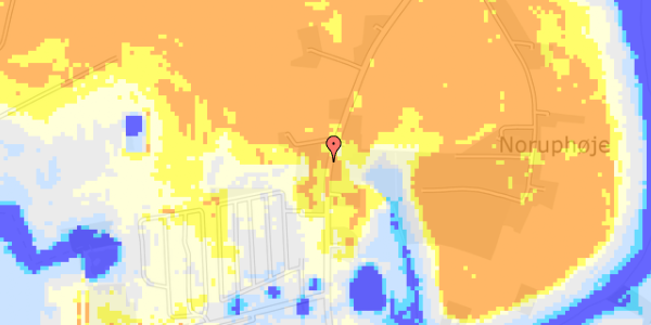 Ekstrem regn på Norupvej 82