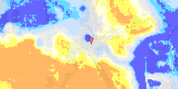 Ekstrem regn på Norupvej 120