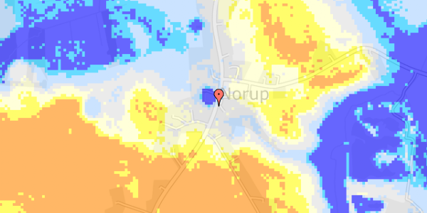 Ekstrem regn på Norupvej 124