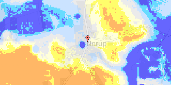 Ekstrem regn på Norupvej 132