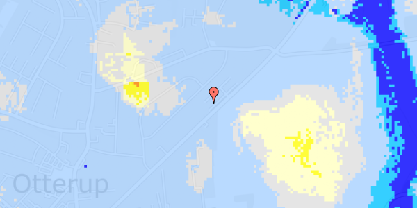 Ekstrem regn på Strandvejen 58