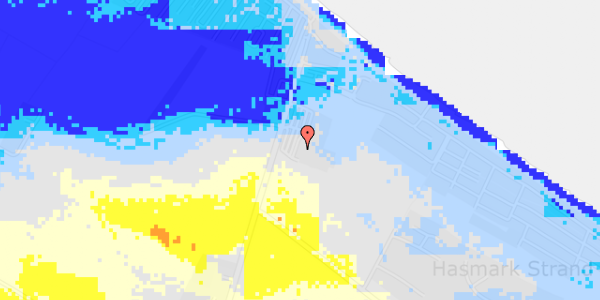 Ekstrem regn på Strandvejen 205