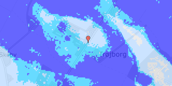 Ekstrem regn på Trøjborggyden 24