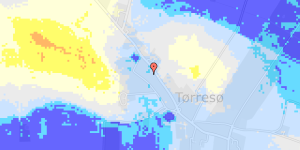 Ekstrem regn på Tørresøvej 70