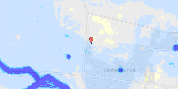 Ekstrem regn på Vestergårdsvej 43