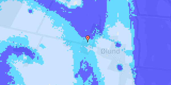 Ekstrem regn på Ølundgyden 12