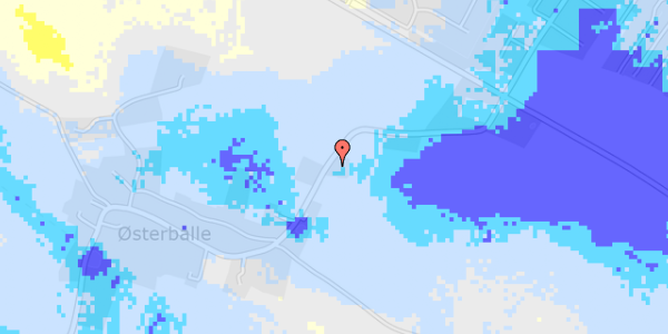 Ekstrem regn på Østerballevej 57