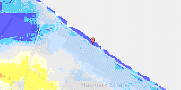 Ekstrem regn på Østre Strandvej 30