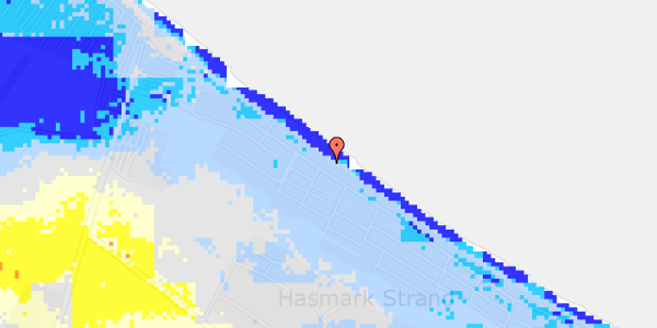 Ekstrem regn på Østre Strandvej 42