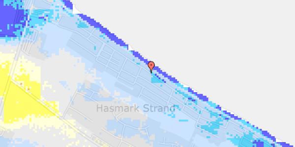 Ekstrem regn på Østre Strandvej 73