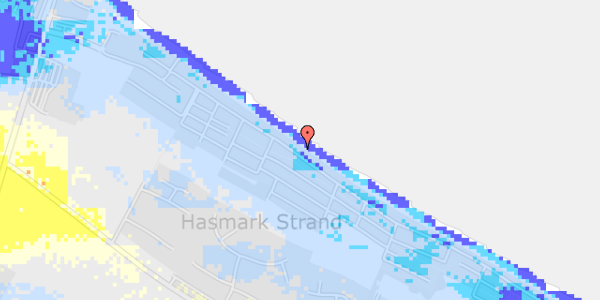 Ekstrem regn på Østre Strandvej 86