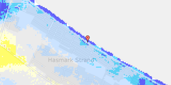 Ekstrem regn på Østre Strandvej 90