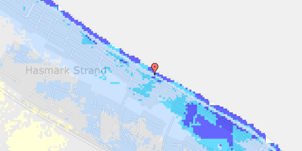 Ekstrem regn på Østre Strandvej 156