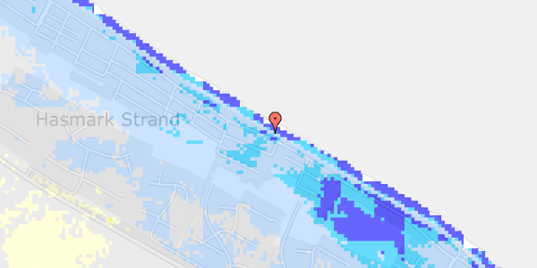 Ekstrem regn på Østre Strandvej 162