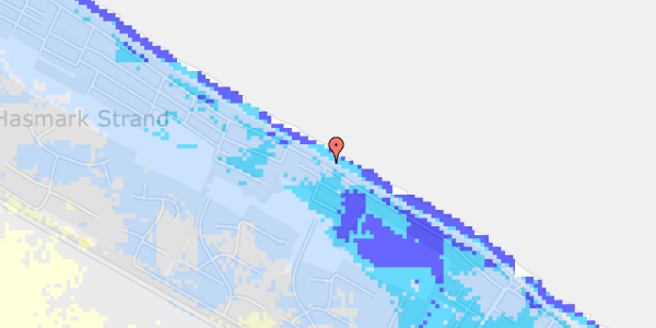 Ekstrem regn på Østre Strandvej 188