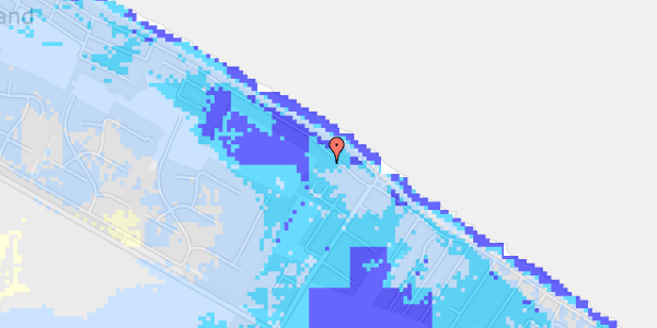 Ekstrem regn på Østre Strandvej 237