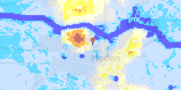 Ekstrem regn på Bækkevej 13