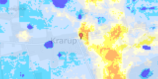 Ekstrem regn på Bøjdenvejen 60A