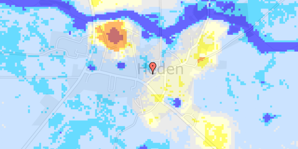 Ekstrem regn på Hedebovej 2