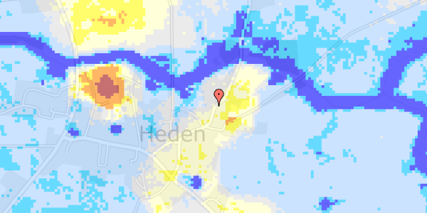 Ekstrem regn på Hedebovej 22