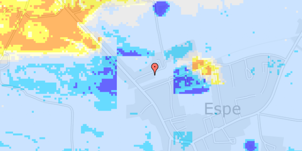 Ekstrem regn på Holmslundsvej 7