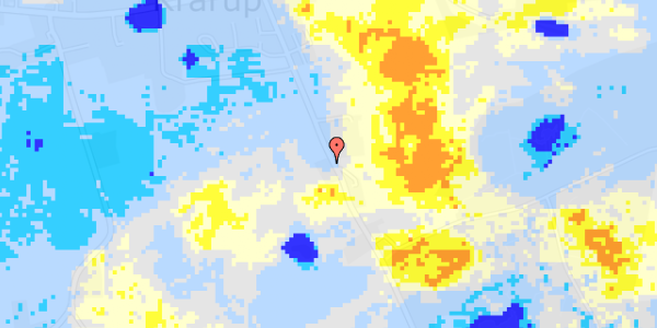 Ekstrem regn på Hundstrupvej 19