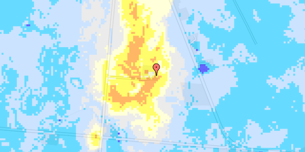 Ekstrem regn på Lydinge Mølle Vej 10