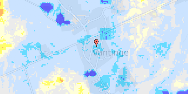 Ekstrem regn på Mellemvej 8