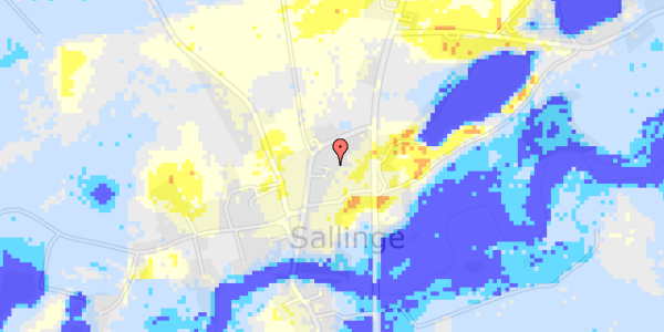 Ekstrem regn på Sallinge Ågade 2