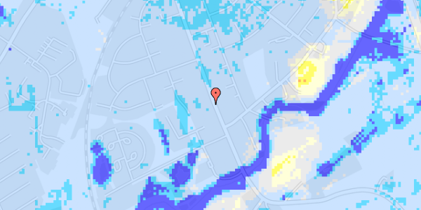 Ekstrem regn på Svendborgvej 59