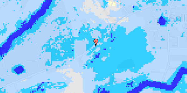 Ekstrem regn på Sdr. Højrupvejen 71