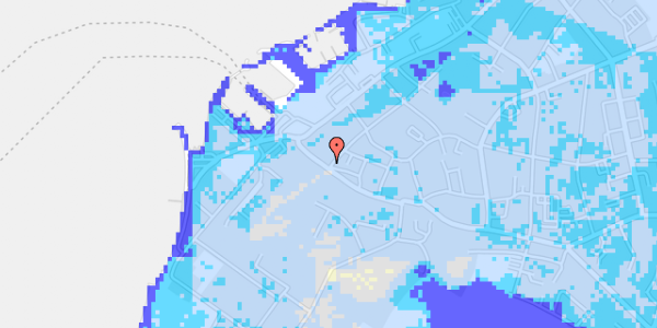 Ekstrem regn på Brogade 18C