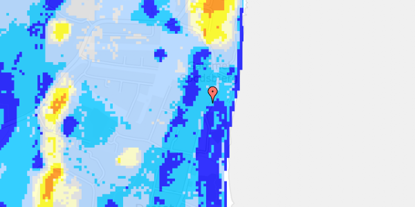 Ekstrem regn på Drejet 22