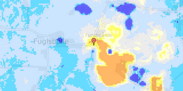 Ekstrem regn på Fuglsbøllevejen 46