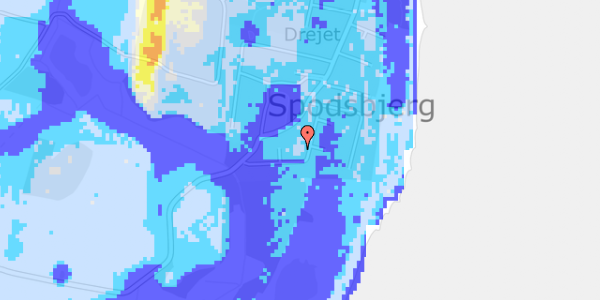 Ekstrem regn på Gyvelvænget 8