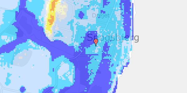 Ekstrem regn på Gyvelvænget 12