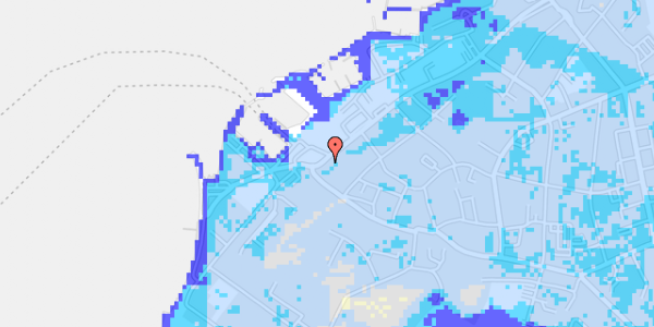 Ekstrem regn på Havnegade 6, 1. 1