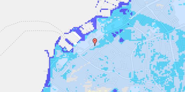 Ekstrem regn på Havnegade 28, 1. 