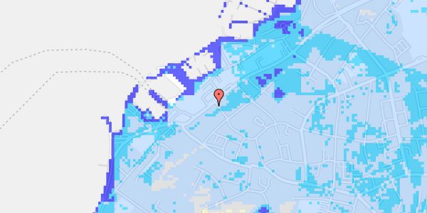 Ekstrem regn på Havnegade 30, st. 