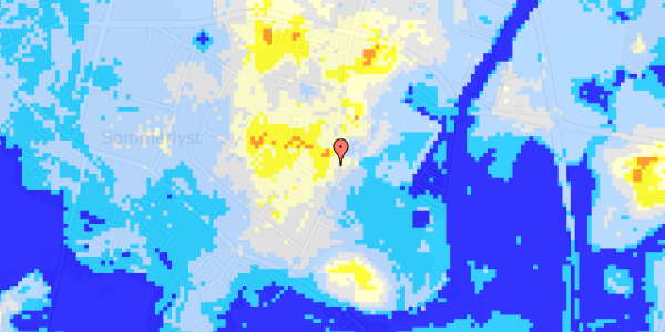 Ekstrem regn på Hine Møllevej 11