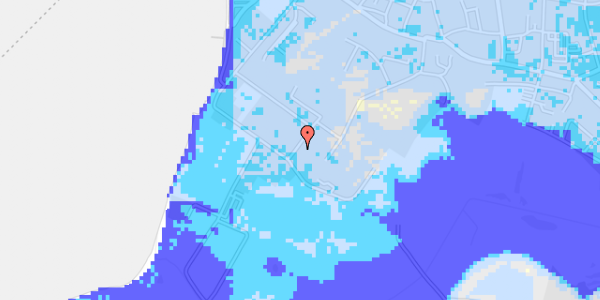 Ekstrem regn på Kirkegaardsvej 17