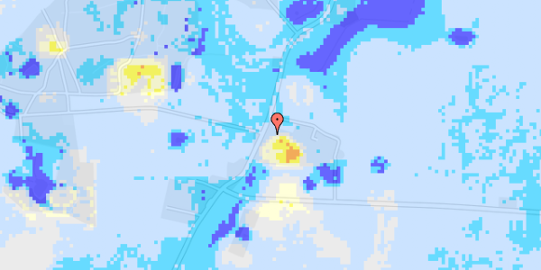 Ekstrem regn på Longelsevej 47A