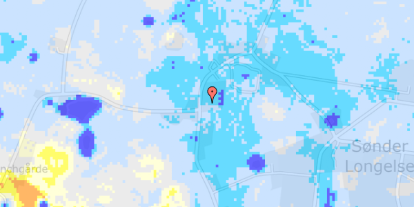 Ekstrem regn på Longelsevej 71B