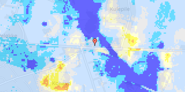 Ekstrem regn på Nordre Landevej 13