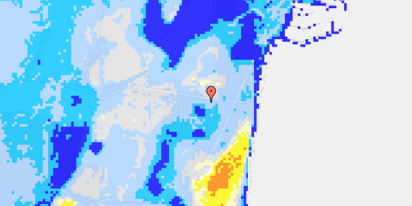 Ekstrem regn på Pederstrupvej 30