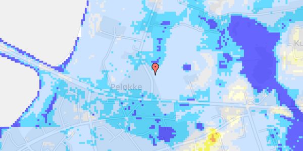 Ekstrem regn på Peløkkevej 6