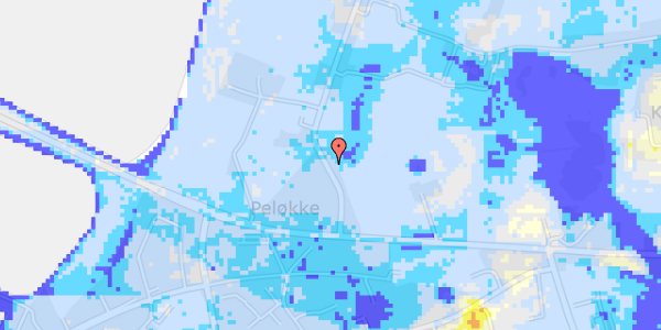 Ekstrem regn på Peløkkevej 12