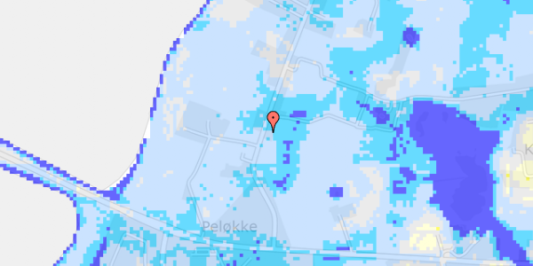 Ekstrem regn på Peløkkevej 18A