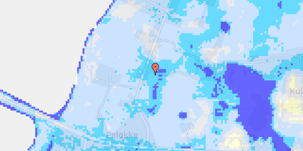 Ekstrem regn på Peløkkevej 22